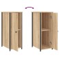vidaXL Comodini 2 pz Rovere Sonoma 32x42x80 cm in Legno Multistrato vidaXL Comodini 2 pz Rovere Sonoma 32x42x80 cm in Legno Multistrato