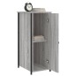 vidaXL Comodini 2 pz Grigio Sonoma 32x42x80 cm in Legno Multistrato vidaXL Comodini 2 pz Grigio Sonoma 32x42x80 cm in Legno Multistrato