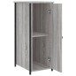 vidaXL Comodini 2 pz Grigio Sonoma 32x42x80 cm in Legno Multistrato vidaXL Comodini 2 pz Grigio Sonoma 32x42x80 cm in Legno Multistrato