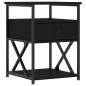 vidaXL Comodini 2 pz Neri 40x42x55 cm in Legno Multistrato vidaXL Comodini 2 pz Neri 40x42x55 cm in Legno Multistrato