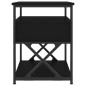 vidaXL Comodini 2 pz Neri 40x42x55 cm in Legno Multistrato vidaXL Comodini 2 pz Neri 40x42x55 cm in Legno Multistrato