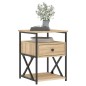 vidaXL Comodino Rovere Sonoma 40x42x55 cm in Legno Multistrato vidaXL Comodino Rovere Sonoma 40x42x55 cm in Legno Multistrato