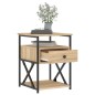 vidaXL Comodino Rovere Sonoma 40x42x55 cm in Legno Multistrato vidaXL Comodino Rovere Sonoma 40x42x55 cm in Legno Multistrato