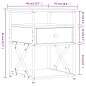 vidaXL Comodino Rovere Sonoma 40x42x55 cm in Legno Multistrato vidaXL Comodino Rovere Sonoma 40x42x55 cm in Legno Multistrato