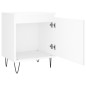 vidaXL Comodini 2 pz Bianchi 40x30x50 cm in Legno Multistrato vidaXL Comodini 2 pz Bianchi 40x30x50 cm in Legno Multistrato