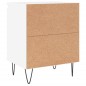 vidaXL Comodini 2 pz Bianchi 40x30x50 cm in Legno Multistrato vidaXL Comodini 2 pz Bianchi 40x30x50 cm in Legno Multistrato