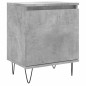 vidaXL Comodino Grigio Cemento 40x30x50 cm in Legno Multistrato vidaXL Comodino Grigio Cemento 40x30x50 cm in Legno Multistrato