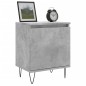 vidaXL Comodini 2 pz Grigio Cemento 40x30x50 cm in Legno Multistrato vidaXL Comodini 2 pz Grigio Cemento 40x30x50 cm in Legno Multistrato