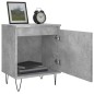 vidaXL Comodini 2 pz Grigio Cemento 40x30x50 cm in Legno Multistrato vidaXL Comodini 2 pz Grigio Cemento 40x30x50 cm in Legno Multistrato