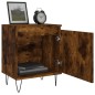 vidaXL Comodini Rovere Fumo 2 pz 40x30x50 cm in Legno Multistrato vidaXL Comodini Rovere Fumo 2 pz 40x30x50 cm in Legno Multistrato