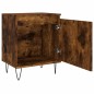 vidaXL Comodini Rovere Fumo 2 pz 40x30x50 cm in Legno Multistrato vidaXL Comodini Rovere Fumo 2 pz 40x30x50 cm in Legno Multistrato