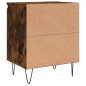 vidaXL Comodini Rovere Fumo 2 pz 40x30x50 cm in Legno Multistrato vidaXL Comodini Rovere Fumo 2 pz 40x30x50 cm in Legno Multistrato