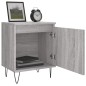 vidaXL Comodino Grigio Sonoma 40x30x50 cm in Legno Multistrato vidaXL Comodino Grigio Sonoma 40x30x50 cm in Legno Multistrato