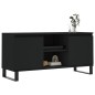 vidaXL Mobile Porta TV Nero 104x35x50 cm in Legno Multistrato vidaXL Mobile Porta TV Nero 104x35x50 cm in Legno Multistrato