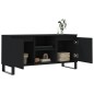 vidaXL Mobile Porta TV Nero 104x35x50 cm in Legno Multistrato vidaXL Mobile Porta TV Nero 104x35x50 cm in Legno Multistrato