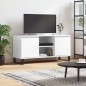 vidaXL Mobile Porta TV Bianco Lucido 104x35x50 cm in Legno Multistrato