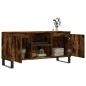 vidaXL Mobile Porta TV Rovere Fumo 104x35x50 cm in Legno Multistrato vidaXL Mobile Porta TV Rovere Fumo 104x35x50 cm in Legno Multistrato