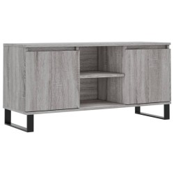 vidaXL Mobile Porta TV Grigio Sonoma 104x35x50 cm in Legno Multistrato