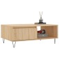 vidaXL Tavolino da Salotto Rovere Sonoma 90x60x35 cm Legno Multistrato