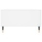 vidaXL Tavolino da Salotto Bianco Lucido 104x60x35cm Legno Multistrato