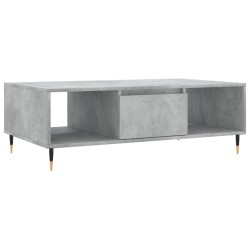 vidaXL Tavolino Salotto Grigio Cemento 104x60x35 cm Legno Multistrato