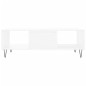 vidaXL Tavolino da Salotto Bianco 104x60x35 cm in Legno Multistrato