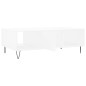 vidaXL Tavolino da Salotto Bianco 104x60x35 cm in Legno Multistrato
