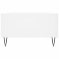 vidaXL Tavolino da Salotto Bianco Lucido 104x60x35cm Legno Multistrato