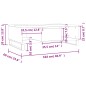 vidaXL Tavolino da Salotto Bianco 104x60x35 cm in Legno Multistrato