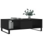 vidaXL Tavolino da Salotto Nero 104x60x35 cm in Legno Multistrato