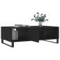 vidaXL Tavolino da Salotto Nero 104x60x35 cm in Legno Multistrato