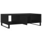 vidaXL Tavolino da Salotto Nero 104x60x35 cm in Legno Multistrato
