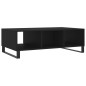 vidaXL Tavolino da Salotto Nero 104x60x35 cm in Legno Multistrato