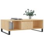 vidaXL Tavolino da Salotto Rovere Sonoma 104x60x35cm Legno Multistrato