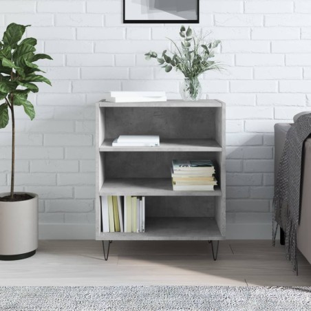 vidaXL Credenza Grigio Cemento 57x35x70 cm in Legno Multistrato