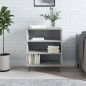 vidaXL Credenza Grigio Cemento 57x35x70 cm in Legno Multistrato vidaXL Credenza Grigio Cemento 57x35x70 cm in Legno Multistrato
