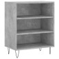 vidaXL Credenza Grigio Cemento 57x35x70 cm in Legno Multistrato vidaXL Credenza Grigio Cemento 57x35x70 cm in Legno Multistrato