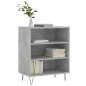 vidaXL Credenza Grigio Cemento 57x35x70 cm in Legno Multistrato vidaXL Credenza Grigio Cemento 57x35x70 cm in Legno Multistrato