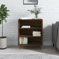 vidaXL Credenza Rovere Marrone 57x35x70 cm in Legno Multistrato vidaXL Credenza Rovere Marrone 57x35x70 cm in Legno Multistrato