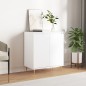 vidaXL Credenza Bianco Lucido 60x35x70 cm in Legno Multistrato vidaXL Credenza Bianco Lucido 60x35x70 cm in Legno Multistrato