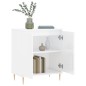 vidaXL Credenza Bianco Lucido 60x35x70 cm in Legno Multistrato vidaXL Credenza Bianco Lucido 60x35x70 cm in Legno Multistrato