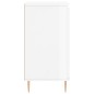 vidaXL Credenza Bianco Lucido 60x35x70 cm in Legno Multistrato vidaXL Credenza Bianco Lucido 60x35x70 cm in Legno Multistrato