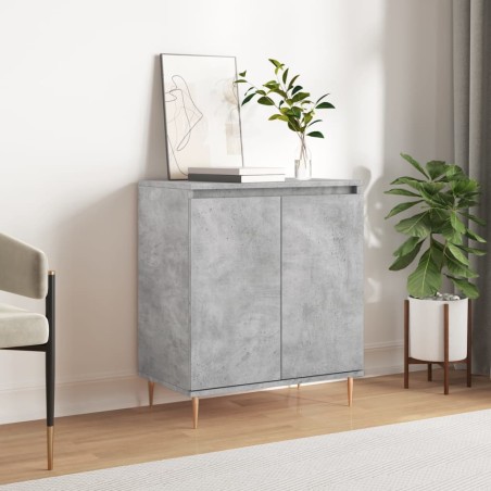 vidaXL Credenza Grigio Cemento 60x35x70 cm in Legno Multistrato