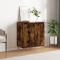 vidaXL Credenza Rovere Fumo 60x35x70 cm in Legno Multistrato vidaXL Credenza Rovere Fumo 60x35x70 cm in Legno Multistrato