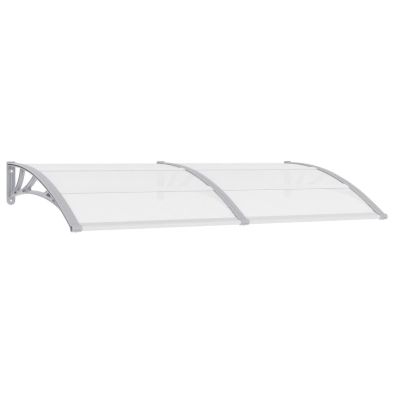 vidaXL Pensilina per Porta Grigia 200x100 cm in PC vidaXL Pensilina per Porta Grigia 200x100 cm in PC