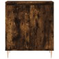 vidaXL Credenza Rovere Fumo 60x35x70 cm in Legno Multistrato vidaXL Credenza Rovere Fumo 60x35x70 cm in Legno Multistrato