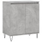 vidaXL Credenza Grigio Cemento 60x35x70 cm in Legno Multistrato vidaXL Credenza Grigio Cemento 60x35x70 cm in Legno Multistrato
