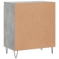 vidaXL Credenza Grigio Cemento 60x35x70 cm in Legno Multistrato vidaXL Credenza Grigio Cemento 60x35x70 cm in Legno Multistrato