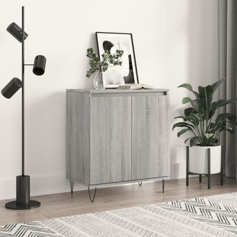 vidaXL Credenza Grigio Sonoma 60x35x70 cm in Legno Multistrato vidaXL Credenza Grigio Sonoma 60x35x70 cm in Legno Multistrato