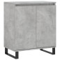 vidaXL Credenza Grigio Cemento 60x35x70 cm in Legno Multistrato vidaXL Credenza Grigio Cemento 60x35x70 cm in Legno Multistrato